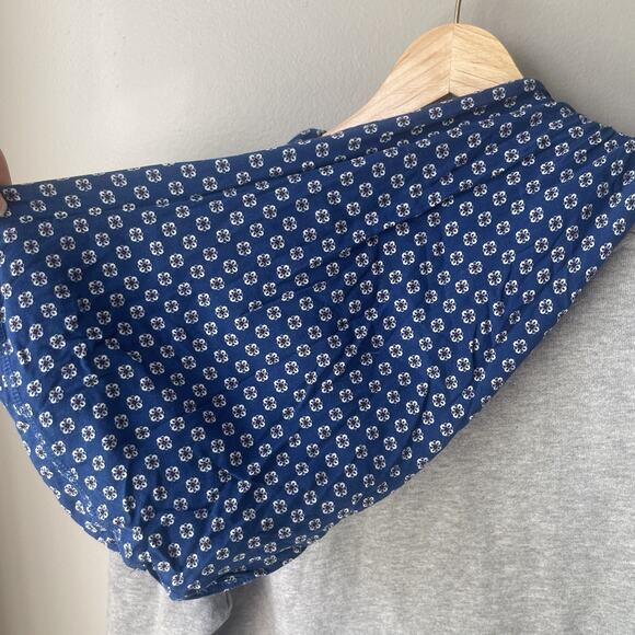 Tommy‎ Hilfiger Jersey Knit Hooded Sweatshirt Womens Size XL Heather Grey - Picture 8 of 9